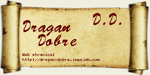 Dragan Dobre vizit kartica
